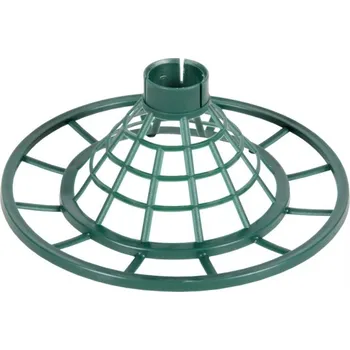 Korpus na svícen plastový zelený d14cm