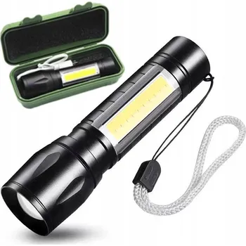 Svítilna Dobíjecí USB svítilna XPE+COB