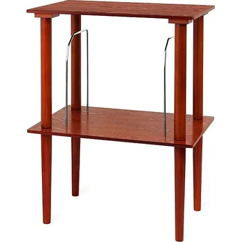 Příslušenství pro gramofon Victrola VA-30-MAH dřevěný stojan na gramofonové desky hnědý