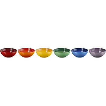 Nádobí Le Creuset, Misky na müsli Le Creuset Rainbow, 650 ml, 6 ks - Formadore