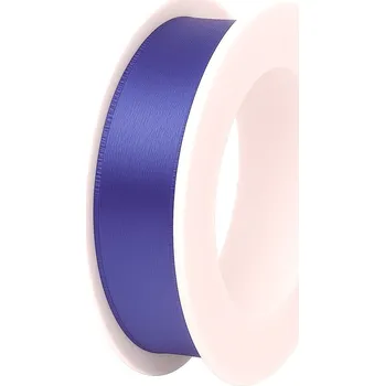 Stuha Stuha saténová tmavě modrá 15mm x 3m (6,-Kč/m) (Jednobarevná saténová stuha, barva tmavě modrá, oboustranný satén)