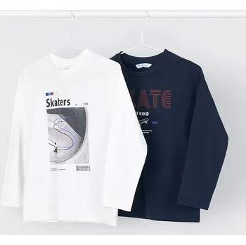 Dětská móda Tričko Mayoral 2-pack 4091.5F.Mini.9BYA bílá 00X, vel. 140