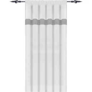 Záclona Fliying Dekorační voálová záclona s řasící páskou Nani 145x160 cm