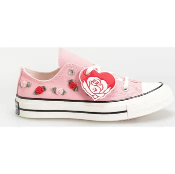 Pánská obuv Converse Chuck 70 Ox (lt jellyfish jitter/red/egret) 36.5, růžová