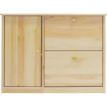 Botník Dřevěný botník DEA 85 borovice masiv 90x80x29 cm