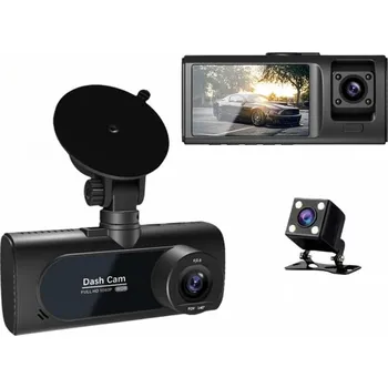 Autorádio 3-kanálová WiFi Autokamera - Kompletní dohled nad vozidlem ve FullHD