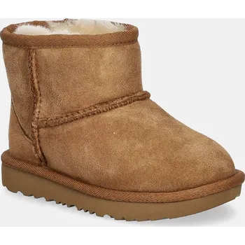 Dívčí sněhule Dětské semišové sněhule UGG CLASSIC MINI II 1017715T hnědá 82X, EUR 27.5