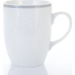 Thun Eva bílá krajka/šedý lem 370 ml