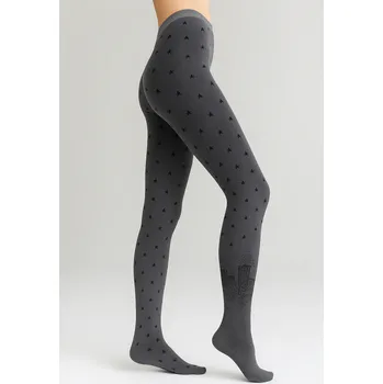 Dámské punčochy Punčochy CONTE - NIGHT CITY Barva: GRAFITE, Velikost: 4-L