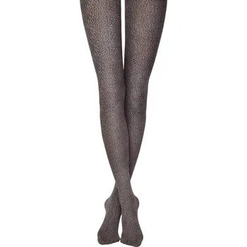 Dámské punčochy Punčochy CONTE - LEOPARDO Barva: fumo, Velikost: 3-M