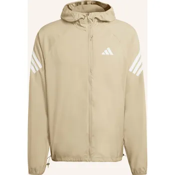 Adidas Pánská Běžecká Bunda adi365, světle hnědá / bílá, 52