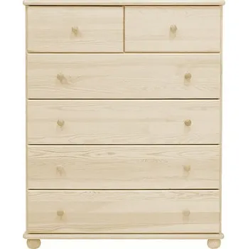 Komoda Nabytek-dreveny.cz Dřevěná komoda MAX 62 borovice masiv Barevné provedení: Přírodní lakovaná