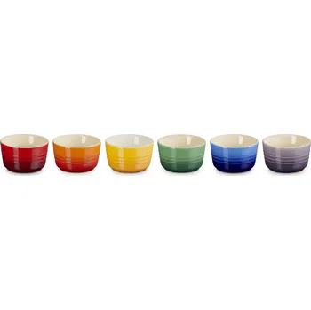 Talíř Le Creuset, Kokilky Le Creuset Rainbow, 100 ml, 6 ks - Formadore