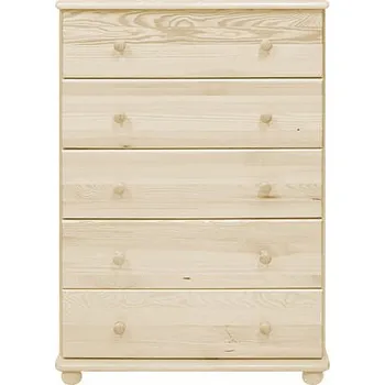 Komoda Nabytek-dreveny.cz Dřevěná komoda MAX 63 borovice masiv Barevné provedení: Přírodní lakovaná