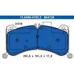 Sada brzdových destiček, vždy 4 kusy v sadě ATE 13.0460-4728.2