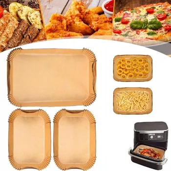 Pečicí papír Papírové ORGANIZÉR do horkovzdušné fritézy pro pečení Air Fryer, 160 ks