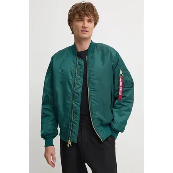 Pánské oblečení Bomber bunda Alpha Industries MA-1 100101.03 tyrkysová 67X, vel. L