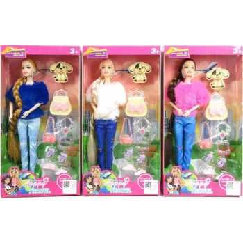 Panenka PANENKA MODELKA VE SVETRU + KABELKA A DOPLŇKY