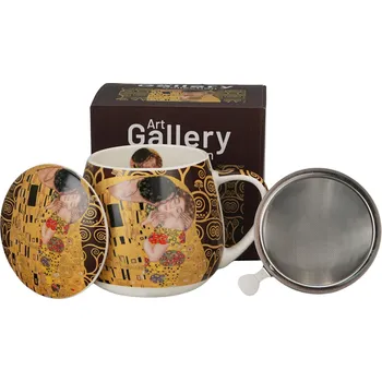 DUO PORCELAIN Hrnek s čajovým sítkem 972495