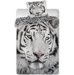 FARO Povlečení Bílý Tygr Bavlna, 140/200, 70/90 cm