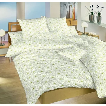 Povlečení Dadka Krystal Kiwi na bílém krepové povlečení