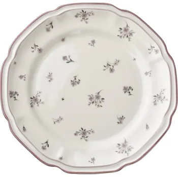 Stolování Dezertní porcelánový talíř ROSALIE krémový