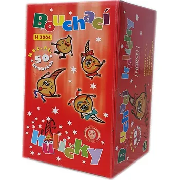 Zábavní pyrotechnika BOUCHACÍ KULIČKY 50 ks