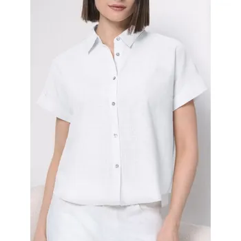 Sinsay - Tričko s krátkým rukávem - bílá - 625DA-00X - 625DA-00X-XS