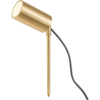 Venkovní osvětlení Redo Venkovní LED sloupkové svítidlo STAKE 1xGU10, v. 40 cm, IP65 Barva: Mosaz