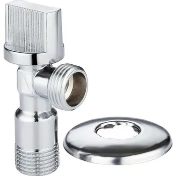 Rohový ventil 3/4" pro pračku a dřez - mosazná podumyvadlová baterie 90° pro koupelnu, kuchyň, bar,