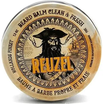 Péče o vousy Reuzel Beard Balm Clean & Fresh balzám na vousy 50 g Balzám na vousy pro hydrataci a plnější vzhled