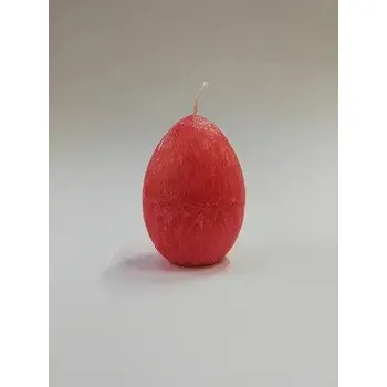 Svíčka Svíčka vonná z palmového vosku - vajíčko červené - malina meloun
