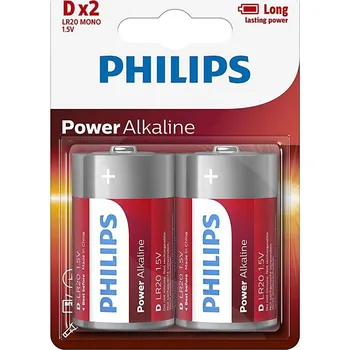 Philips Power Alkaline D LR20 2 ks