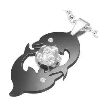 Přívěsek Přívěšek ocel delfíni 451 (Šperky zvířata)