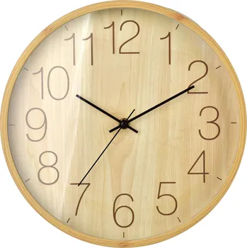 Hodiny Nástěnné hodiny RAMSEY 29,5 cm hnědé