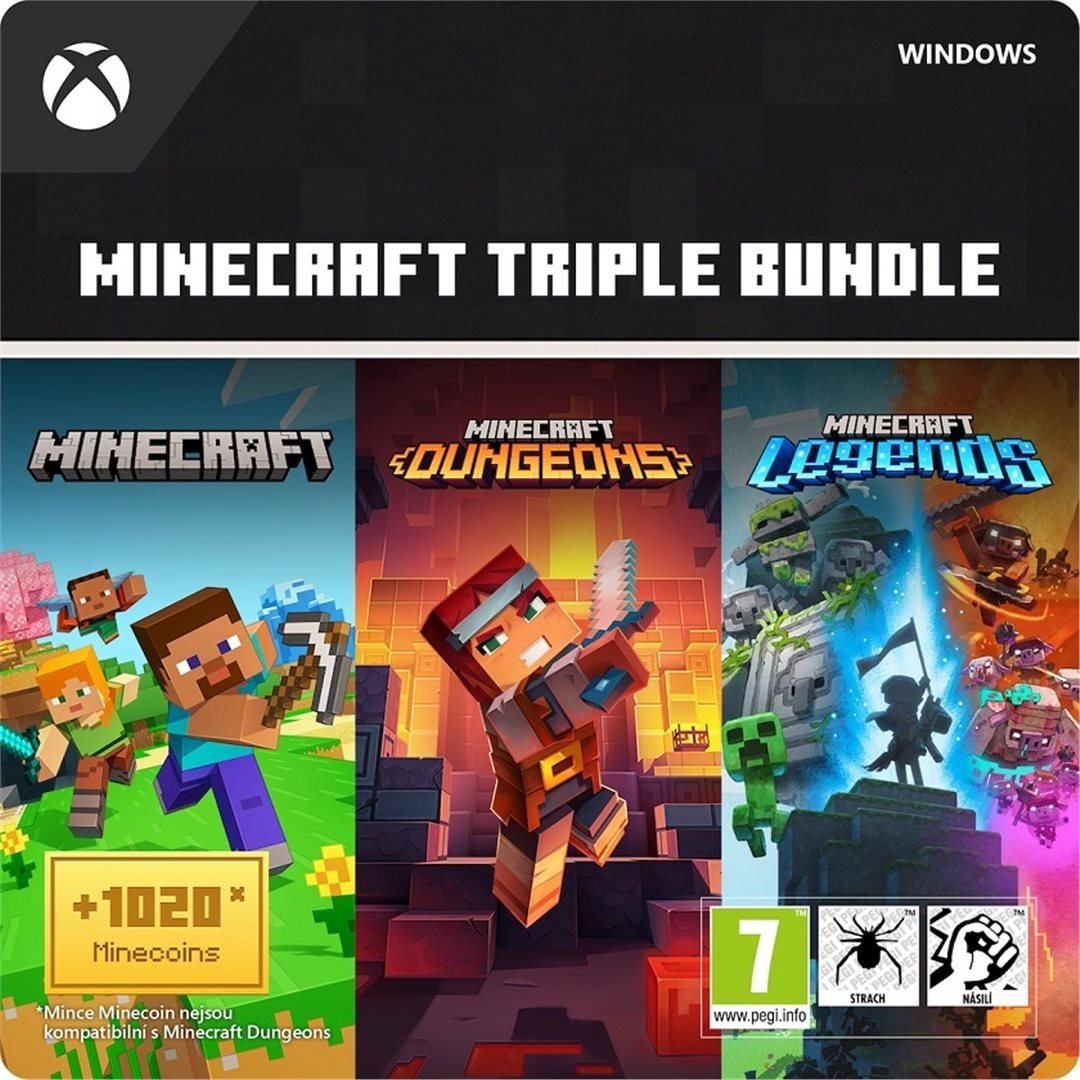 Minecraft Triple Bundle PC digitální verze - Zbozi.cz