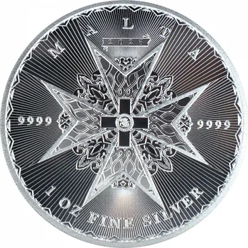 Pressburg Mint Maltézský kříž 1 Oz 2025 stříbrná mince