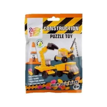 Hračka pro nejmenší Puzzle Toy Konstrukce - Skládací stavební stroj s Jellybeans