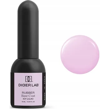 Lak na nehty Didier Lab Kaučuková báze pro hybridní laky, Icy Lilac, 10 ml