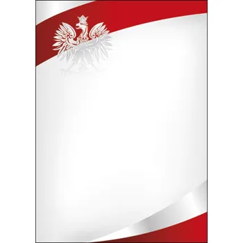 BÍLO-ČERVENÝ PATRIOTICKÝ diplom formátu A4, 170g, GALERIE PAPÍRU