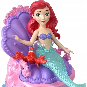 Panenka Mattel Ariel Růžové hračky. Arielka v kočáře Panenka z pohádky