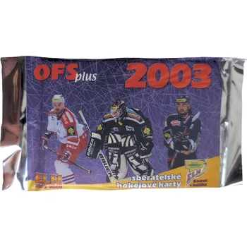 Sběratelská karetní hra 2002-03 OFS Plus Sběratelské Hokejové Karty Balíček