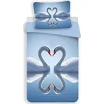 JERRY FABRICS 3D Povlečení Labutě micro Polyester - mikrovlákno, 140/200, 70/90 cm