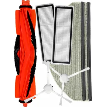 Sada příslušenství pro robotický vysavač Kartáče, HEPA filtry pro XIAOMI Robot Vacuum H40 (OV51) a mopy 7ks
