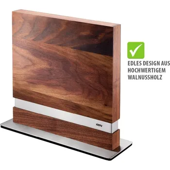 Stojan na nože Magnetický blok na nože ENNO, ořechové dřevo - GEFU Blok na nože magnetický ENNO - GEFU