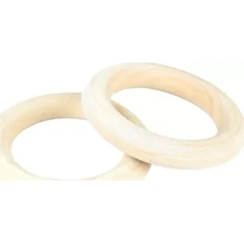 Lapač snů Dřevěný kroužek (2ks) Ø60 mm na lapač snů / k dekorování