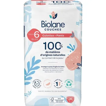 Plenkové kalhoty Biolane Plenkové Kalhotky Velikost 6 (16+ kg) 36 ks