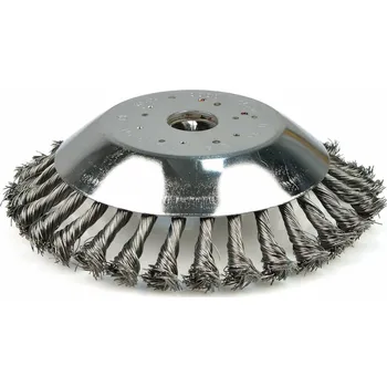 Příslušenství k nářadí GEKO K00035 Copánkový čistící kotouč ke křovinořezu 25,4x200mm