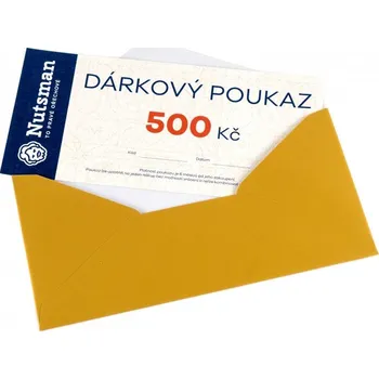 Dárkový potravinový koš Nutsman Dárkový tištěný poukaz 500 Kč