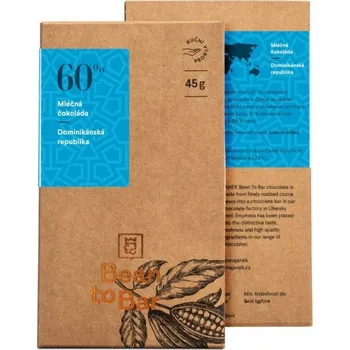 Čokoláda JANEK Mléčná čokoláda Bean to bar 60% - Dominikánská republika